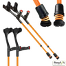 Flexyfoot Comfort Grip Open Cuff Crutches