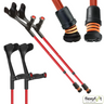 Flexyfoot Comfort Grip Open Cuff Crutches
