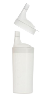 Plastic Feeding Cup With 2 Lids