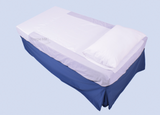 Low Friction Fitted Sheet (Satin Panel) | Anti-Slip Sides, Single & Double Bed Positioning Aid