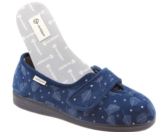 Sadie Extra Wide Ladies Slipper (Extra Wide Fit 4E-6E)